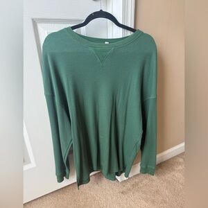Wishlist Forest Green Long Sleeve Top